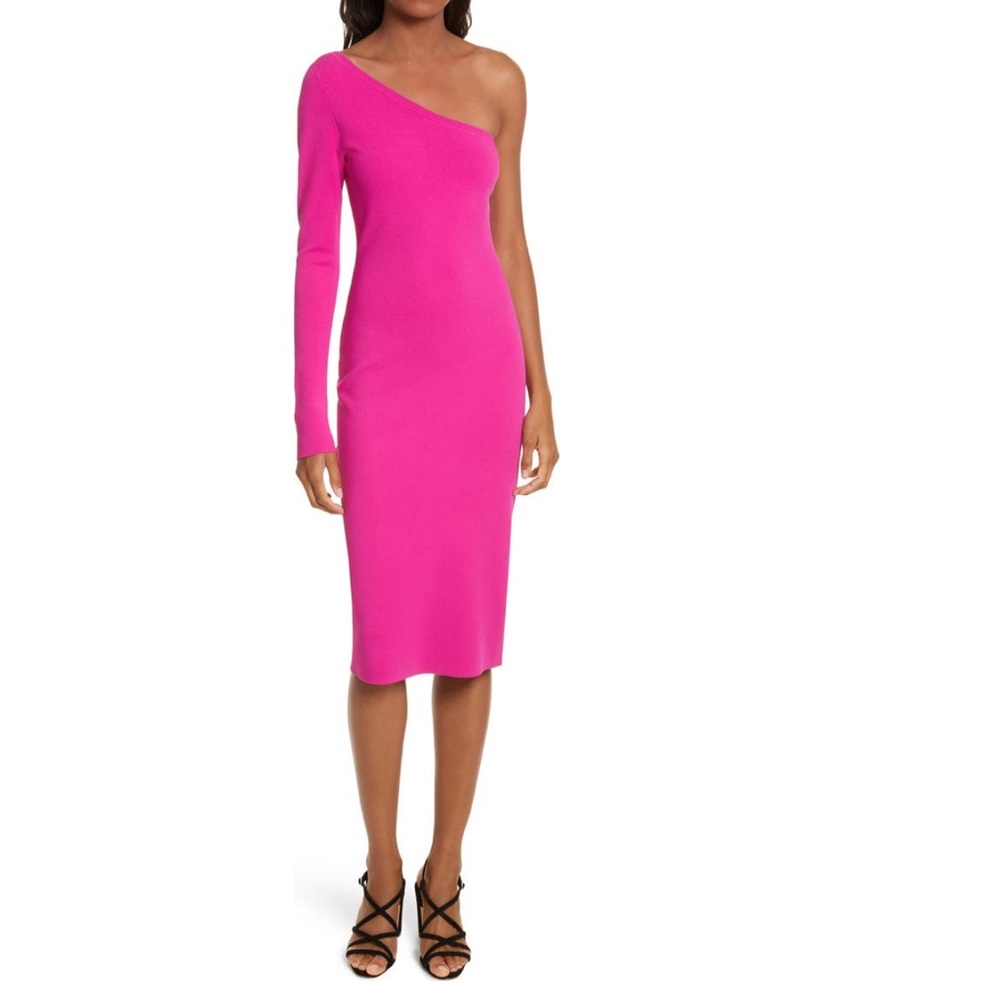DVF One Shoulder Sweater Dress - Like New